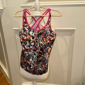 Graffiti tank top featuring NYC from ASICS